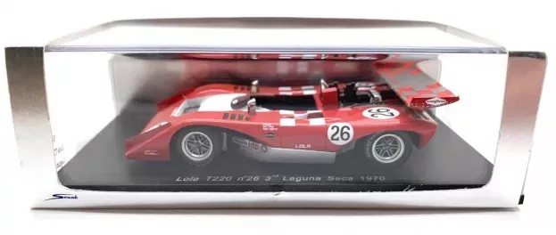 Spark Lola T220 N 26 3rd Laguna Seca 1970 P.revson 1:43 S1132