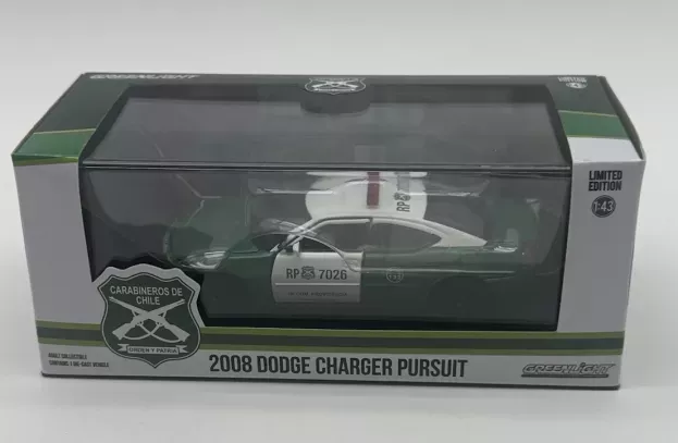 Greenlight Dodge Charger Coupe Police Carabineros De Chile 2008 1:43 86596