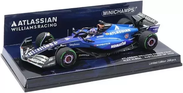 Minichamps Williams F1 Fw47 Team Williams Atlassian Racing N 23 Australian Gp 2025 Alexander Albon 1:43 417250123