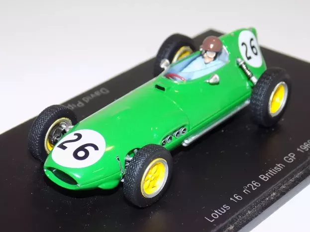 Spark Lotus F1 16 N 26 British Gp 1960 David Piper 1:43 S1822