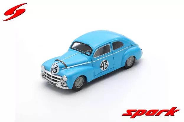 Spark Peugeot 203c 1290cc S4 Team A.constantin N 43 24h Le Mans 1952 A.constantin J.poch 1:43 S4741