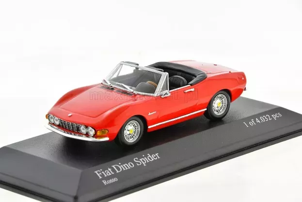 Minichamps Fiat Dino Spider 1972 ferrari Engine 1:43 400121430
