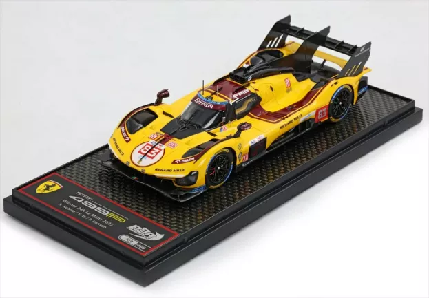BBR Ferrari 499p 3.0l Turbo V6 Team Af Corse N 83 Winner 24h Le Mans 2025 Robert Kubica Phil Hanson Yifei Ye 1:43 BBRC325C