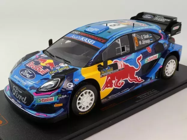 IXO Models Ford Puma Rally1 Team Red Bull Ford World Rally M-sport N 8 Winner Rally Sweden 2023 Ott Tanak Martin Jarveoja 1:18 18RMC154A.22