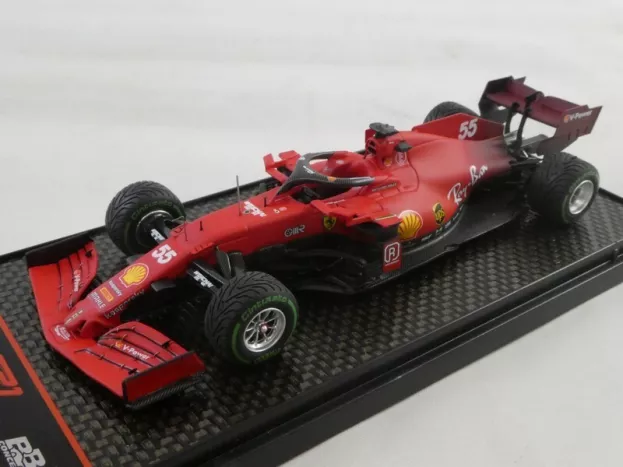 BBR Ferrari F1 Sf21 Team Scuderia Ferrari Mission Winnow N 55 5th Emilia Romagna Italy Gp rain Tires 2021 Carlos Sainz Jr. 1:43 BBRC260BRAIN
