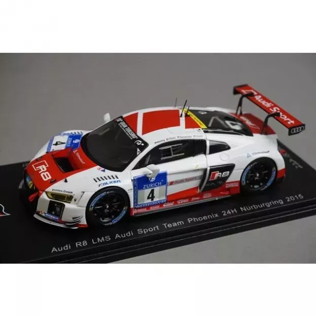 Spark Audi R8 Lms Team Audi Sport Phoenix N 4 24h Nurburgring 2015 M.basseng M.fassler M.rockenfeller F.stippler 1:43 SG210