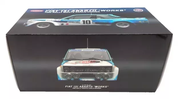 Kyosho Fiat 131 Abarth Team Fiat Italia N 10 Winner Rally Montecarlo 1980 W.rohrl C.geistdorfer 1:18 08373A