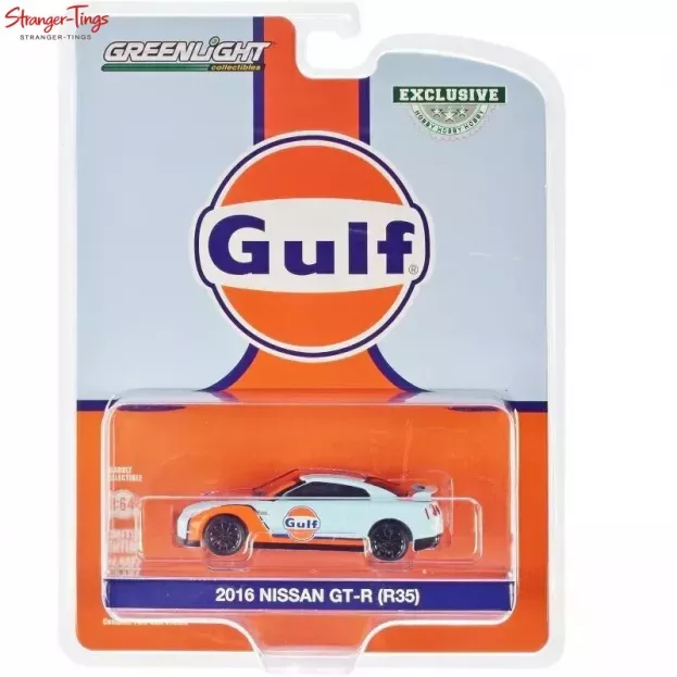 Greenlight Nissan Gt-r r35 Gulf 2016 1:64 30477