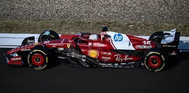 BBR Ferrari F1 Sf-25 Team Scuderia Ferrari Hp N 16 2nd Monaco Gp 75th Shell Livery 2025 Charles Leclerc Polyfoam Packaging 1:18 P18267C16