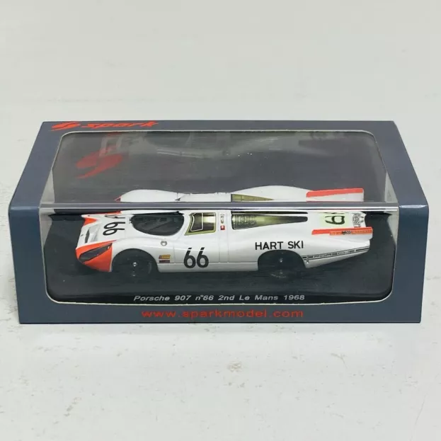 Spark Porsche 907l Team Squadra Tartaruga N 66 2nd 24h Le Mans 1968 R.steinemann D.spoerry 1:43 S3480