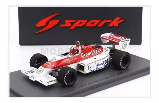 Spark Arrows F1 A6 N 29 English Gp 1983 Marc Surer 1:43 S5789