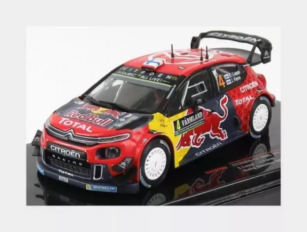 IXO Models Citroen C3 Wrc Team Red Bull N 4 Rally Sweden 2019 E.lappi J.ferm 1:43 RAM705