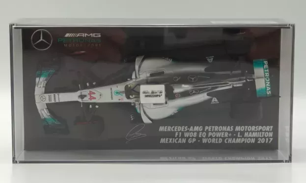 Minichamps Mercedes F1 W08 Eq Power+ Team Mercedes Amg N 44 Mexico Gp Lewis Hamilton 2017 World Champion 1:43 410171844