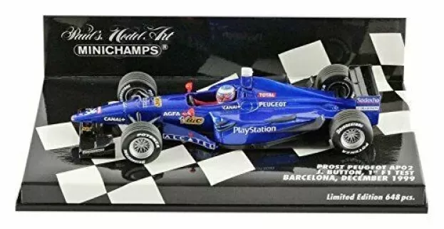 Minichamps Prost F1 Peugeot Ap02 N 19 1st Test December 1999 Jenson Button 1:43 400990119