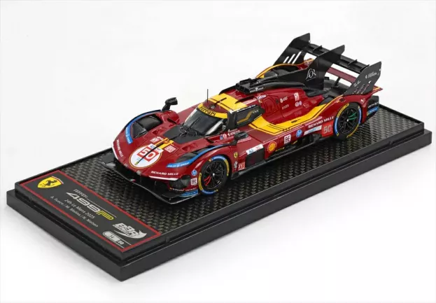 BBR Ferrari 499p 3.0l Turbo V6 Team Ferrari Af Corse N 50 24h Le Mans 2025 Antonio Fuoco Miguel Molina Nicklas Nielsen 1:43 BBRC325A