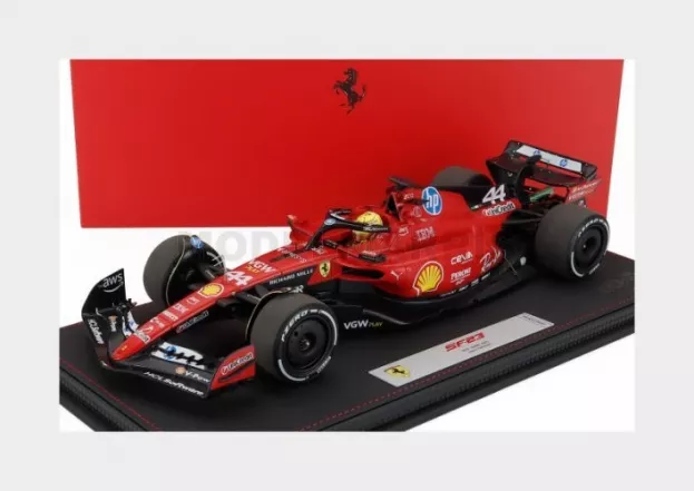 BBR Ferrari F1 Sf-23 Team Scuderia Ferrari Hp N 44 Test Fiorano 2025 Lewis Hamilton 1:18 BBR2318T44