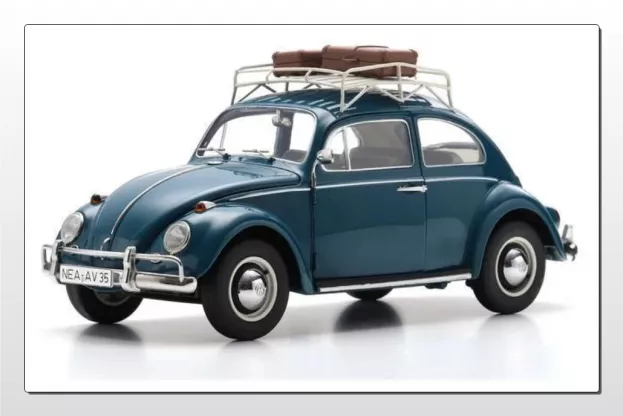 Schuco Volkswagen Beetle Kafer Maggiolino Open Roof 1963 1:18 18U00154