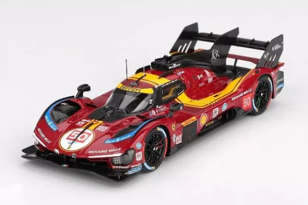 BBR Ferrari 499p 3.0l Turbo V6 Team Ferrari Af Corse N 50 Winner Wec 1812km Qatar 2025 Antonio Fuoco Miguel Molina Nicklas Nielsen 1:43 BBRCS009