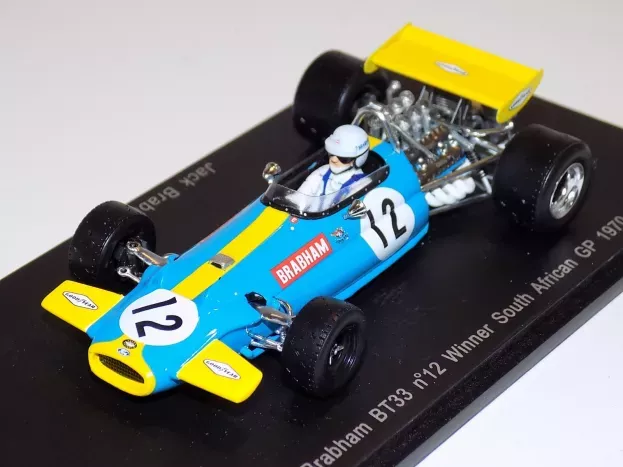 Spark Brabham F1 Bt33 N 12 Winner South African Gp 1970 Jack Brabham 1:43 S3508