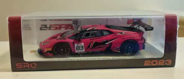 Spark Lamborghini Huracan Gt3 Evo 2 Team Iron Dames N 83 24h Spa 2023 D.pin R.frey S.bovy M.gatting 1:43 SB742