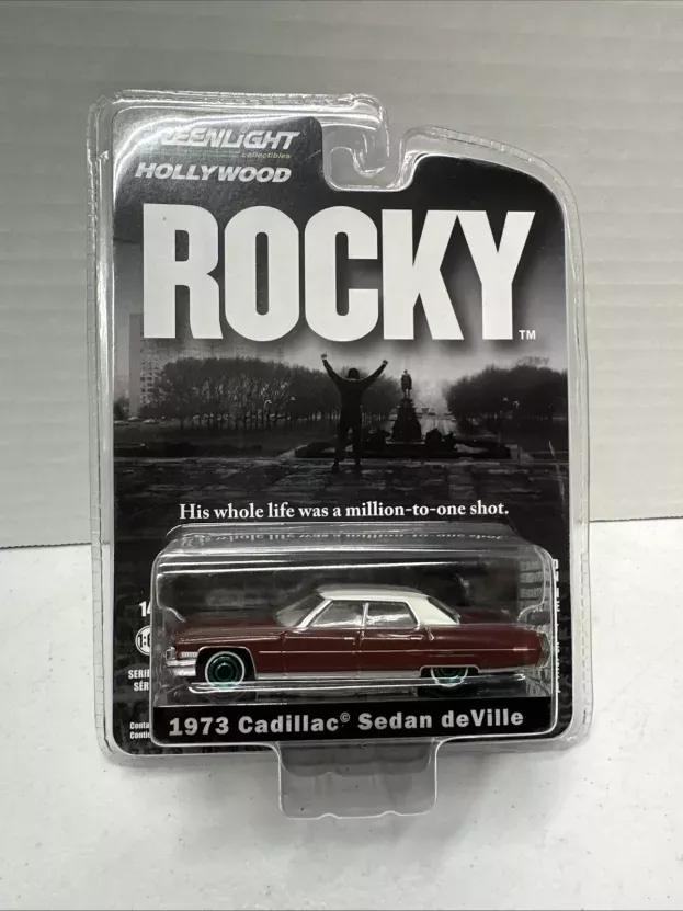 Greenlight Cadillac Deville Sedan 1973 Rocky Movie 1:64 44950A