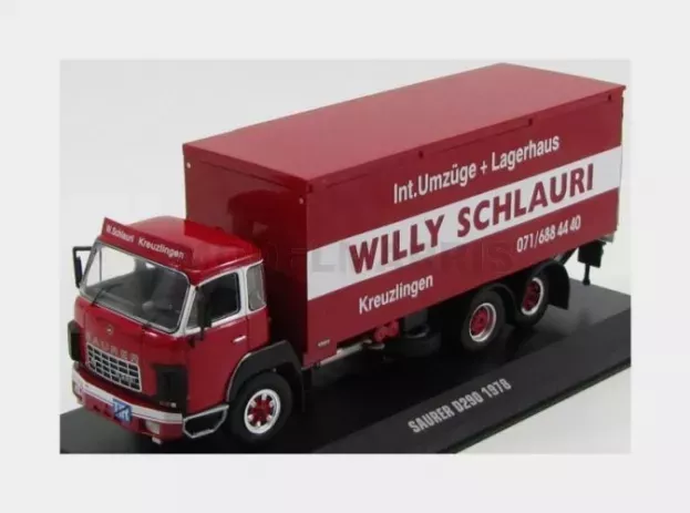 IXO Models Saurer D300f Truck Transporter Willy Schlaury 1978 1:43 TRU006