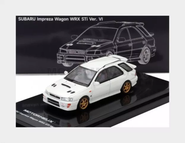 Motorhelix Subaru Impreza Wrx Sw Station Wagon 2001 1:64 M67102