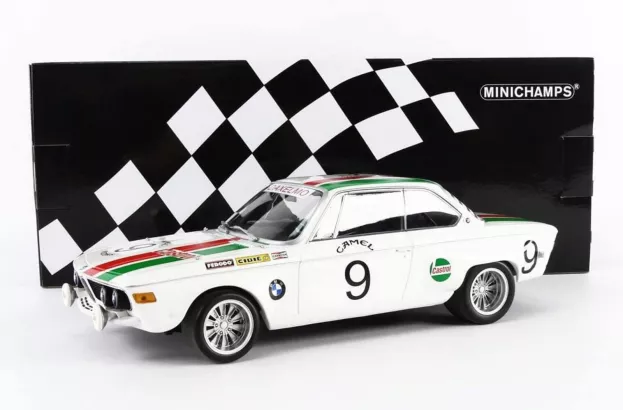 Minichamps Bmw 2800 Cs Team Castrol N 9 24h Spa 1971 D.moorkens J.l.haxhe 1:18 155712709