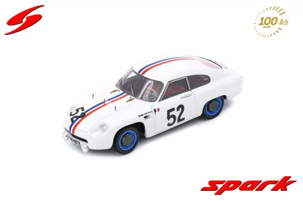 Spark Panhard Db Hbr Team Automobiles Bonnet N 52 24h Le Mans 1961 J.c.caillaud R.mougin 1:43 S2446