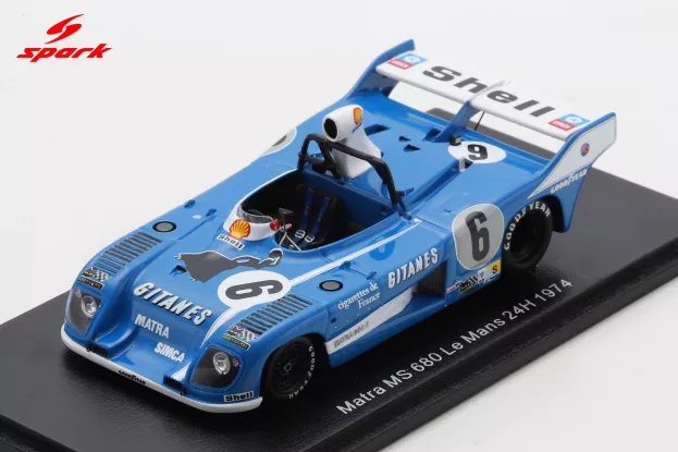 Spark Matra Simca Ms680 3.0l V12 Team Equipe Gitanes N 6 24h Le Mans 1974 J.p.beltoise J.p.jarier 1:43 S9446