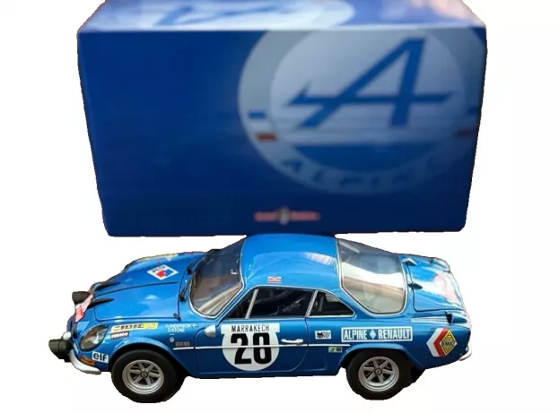 Kyosho Renault Alpine A110 1600s N 28 Winner Rally Montecarlo 1971 O.anderson D.stone 1:18 08483B