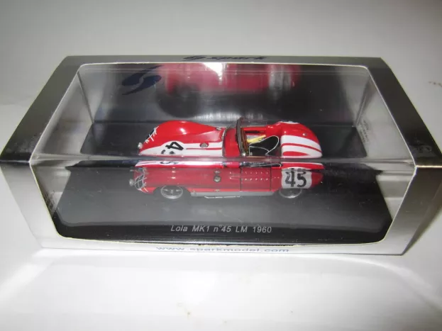 Spark Lola Mki N 45 24h Le Mans 1960 Voegele Ashdown 1:43 S1129