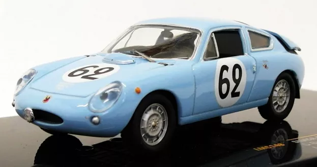 IXO Models Simca Abarth 1300 Bialbero Team Abarth Corse & Cie N 62 24h Le Mans 1962 G.balzarini F.albert 1:43 LMC148