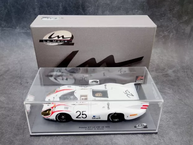 Spark Porsche 917l 4.9l Team Porsche Konstruktionen Salzburg Pole Position N 25 24h Le Mans 1970 V.elford K.ahrens 1:24 LMS008