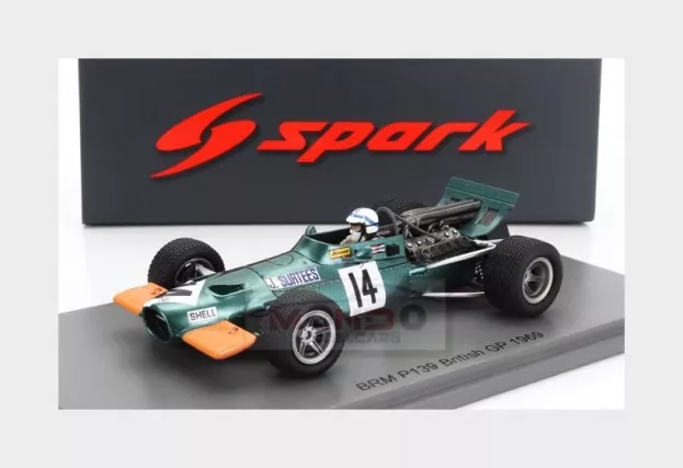 Spark Brm F1 139 N 14 British Gp 1969 J.surtees 1:43 S2343