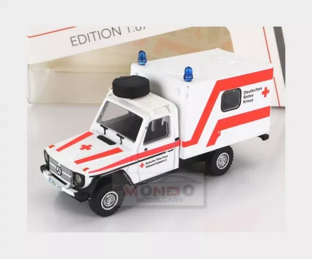 Schuco Mercedes G-class Van Ambulance 1980 1:87 452668600