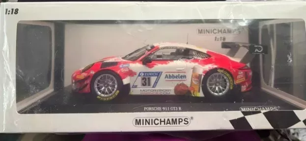 Minichamps Porsche 911 991 Gt3 R Frikadelli Racing Team N 31 24h Nurburgring 2018 N.siedler M.seefried F.f.laser M.jaminet 1:18 153186931