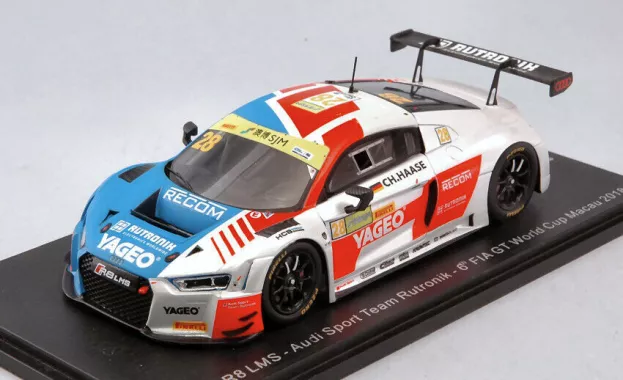 Spark Audi R8 Lms Team Audi Sport Wrt Speedstar N 28 Fia Gt World Cup Macau 2018 Christopher Haase 1:43 SA166