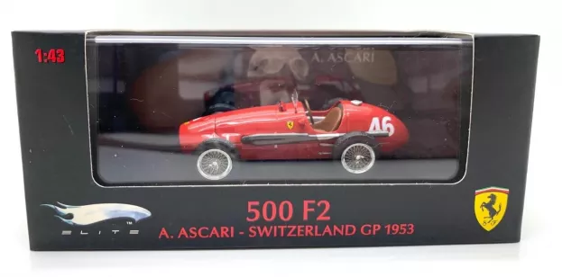 Hot Wheels Ferrari F1 500 F2 N 46 World Champion Swiss Gp 1953 A.ascari 1:43 T6275