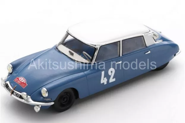 Spark Citroen Ds19 N 42 4th Rally Montecarlo 1963 L.bianchi J.c.ogier 1:43 S5532