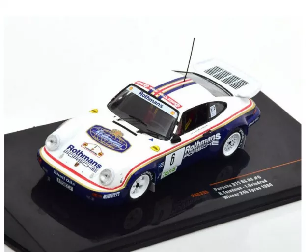 IXO Models Porsche 911 Sc Rs Team Rothmans N 6 Rally Ypres 1984 H.toivonen I.grindrod 1:43 RAC335