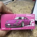 Pop Race 1:64 Porsche 911 Carrera RWB 997 Pink Diecast Model Car PR640202