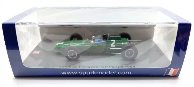 Spark Lotus F2 Type 32 N 2 Winner Pau Gp 1964 J.clark 1:43 SF286