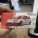 POP RACE 1/64 Honda Civic EG6 Pandem V1.5 Idemitsu Infinite PR640212 NEW