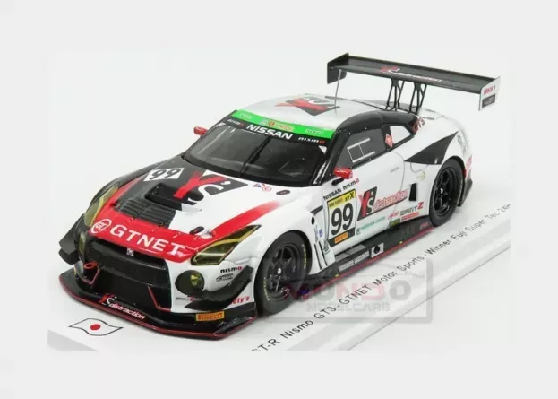 Spark Nissan Gt-r Nismo Gt3 Team Gtnet Motorsport N 99 Winner 24h Fuji 2018 T.hamano K.hoshino K.fujinami H.yasuda Z.sun 1:43 SJ067