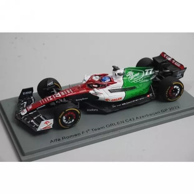 Spark Alfa Romeo F1 C42 Team Orlen Racing N 77 Azerbaijan Gp 2022 Valtteri Bottas 1:43 S8539