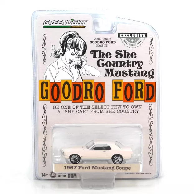 Greenlight Ford Mustang Coupe 1967 The She Country Mustang 1:64 30427