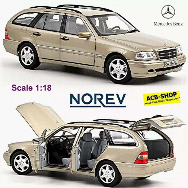 Norev Mercedes C-class C200 s202 T-modell Sw Station Wagon 1997 1:18 183388