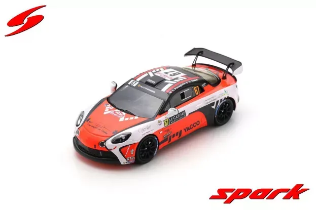 Spark Renault Alpine A110 Rally Rgt Team Chazel Technologie Course N 67 Winner Rgt Rally Montecarlo 2023 L.panagiotis C.goddi 1:43 S6726