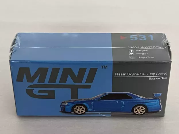 Mini-GT Nissan Skyline Gt-r r34 Rhd 2007 1:64 MGT00531-R